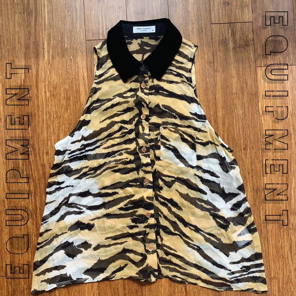 🐯Shoulder-less, Sheer & Sexy Equipment Top🐯